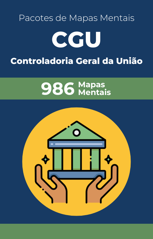 Pacote de Mapas Mentais Controladoria Geral da União / CGU