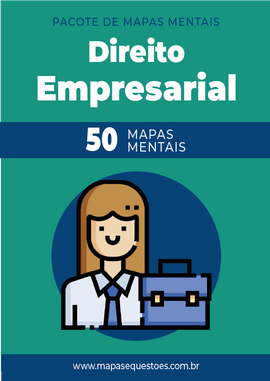 Pacote dos mapas mentais de Direito Empresarial