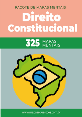 Pacote dos mapas mentais de Direito Constitucional -